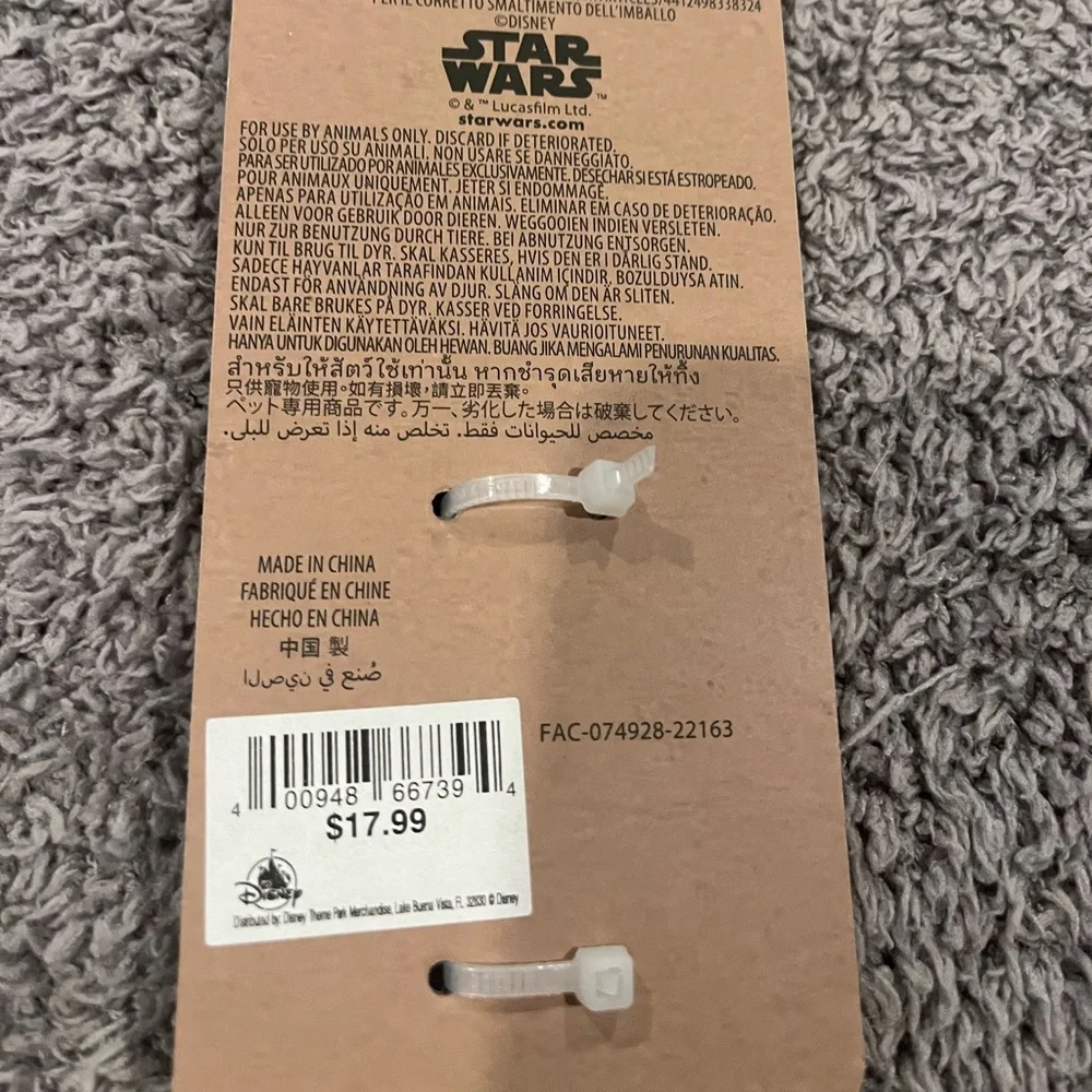 Star Wars Disney Tails Grogu Cat Collar